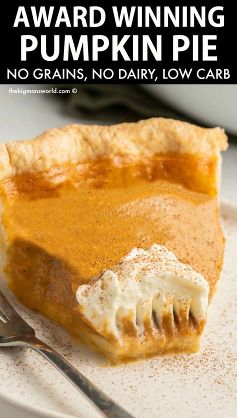 Dairy Free Pumpkin Pie, Low Carb Pumpkin Pie, Gluten Free Pumpkin Pie, Keto Pumpkin Pie, Dairy Free Pumpkin, Traditional Pumpkin, Low Carb Sweets, Keto Dessert Easy, Pumpkin Pie Recipes