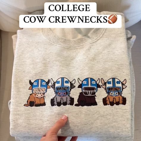 Buffalo Highland Cow College Football Sweatshirt Football Sweatshirt, Highland Cow, College Football, Buffalo, Cow, Football, Sweatshirts, American Football