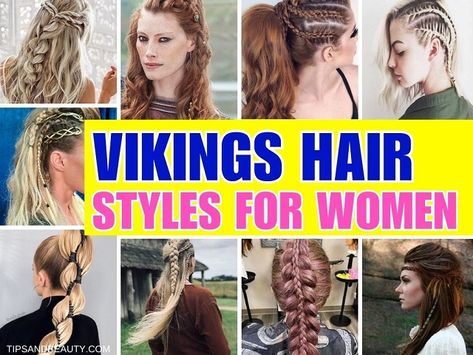 Latest 70 Viking Hairstyles for Women To Look Confident and Chic - Tips and Beauty Viking Braided Hairstyles For Women, Viking Womens Hairstyles, Viking Woman Hairstyles Braids, Women Viking Hairstyles, Viking Braids Female Easy, Viking Style Hair For Women, Simple Viking Hairstyles, Easy Viking Hairstyles Women Long Hair, Vikings Hairstyles Women