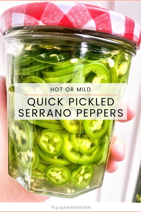 Serrano Canning Recipes, Canned Serrano Peppers, Serrano Pepper Canning Recipes, How To Preserve Serrano Peppers, Uses For Serrano Peppers, How To Use Serrano Peppers, Preserving Serrano Peppers, Serrano Peppers Recipes, Canning Serrano Peppers