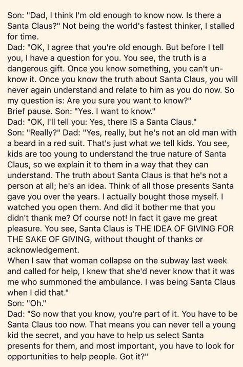 Letter Explaining Santa, Santa Real, Santa Claus Letter, Estilo Swag, Letters For Kids, True Meaning Of Christmas, Santa Letter, Know The Truth, Tell The Truth