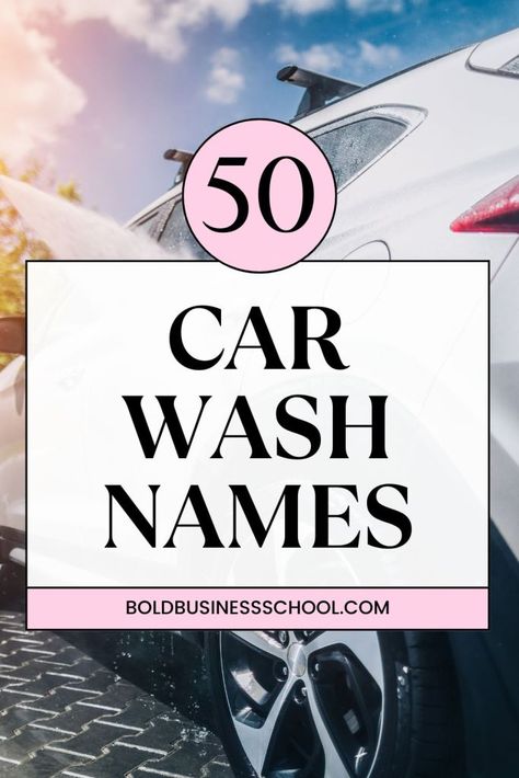 Ever thought of turning your love for cars into a mobile car wash business? Here are some tips as well as 50 car wash names you can use. Funny Car Wash Signs, Car Detailing Business Name Ideas, Car Detailing Name Ideas, Car Wash Business Ideas, Car Wash Ideas, Carwash Ideas, Car Detailing Business, Car Wash Sign, Car Wash Company