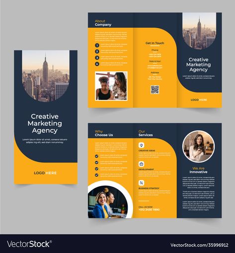 Collage Brochure, Brochure Design Ideas, Brochure Design Layouts, Brochure Design Creative, Brochure Design Layout, Professional Brochure, Corporate Brochure Design, Trifold Brochure Design, Pamphlet Design