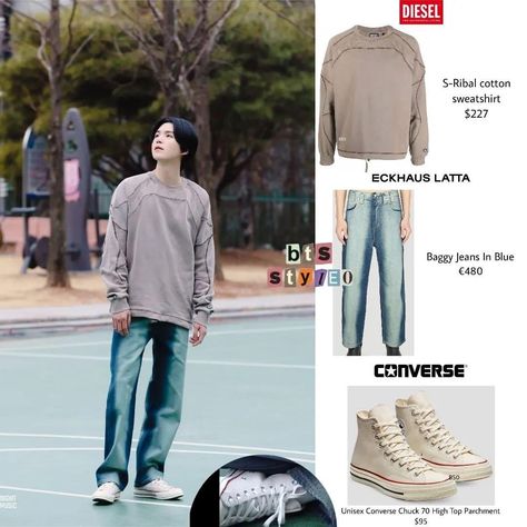 Yoongi Style, Suga Outfit Inspired, Bts Clothing, Turtleneck Outfit, Bts Inspired Outfits, Branded Bags, Winter Casual, Celebrity Outfits, Bts Suga