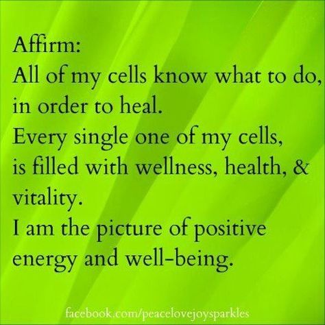 I am filled with abundance, down to every cell in my body. www.yolci.com Affirmations Positive, Health Affirmations, Healing Affirmations, Motivation Positive, Morning Affirmations, Affirmations Positives, New Energy, Daily Affirmations, Positive Thoughts