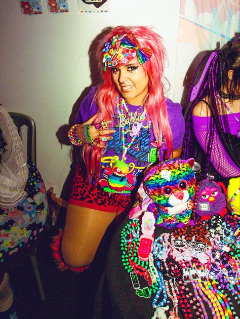 Scene Rave, Scenecore Outfit, Emo Party, Scene Culture, Dark Decora, Decora Fashion, Clown Core, Scene Makeup, Kids Inspo