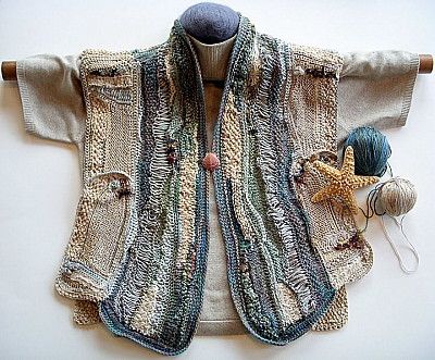 Jane Thornley, Balls Of Yarn, Mode Tips, Boho Vest, Knit Art, Form Crochet, Altered Couture, Glad Rags, Freeform Crochet