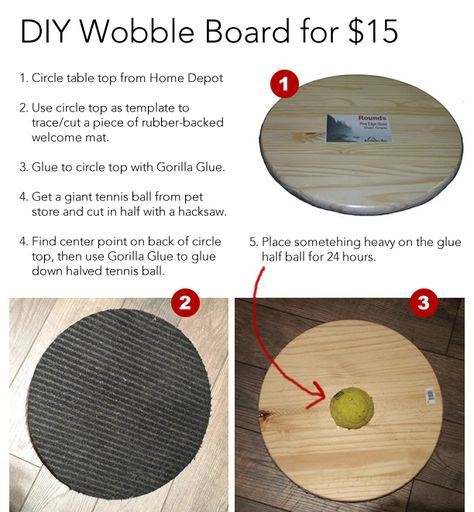 DIY Wobble Board for less than $15! Wobble Board, Dog Agility Course, Agility Training For Dogs, Diy Gym, Dog Minding, Dog Playground, Easiest Dogs To Train, Dog Enrichment, Dog Agility