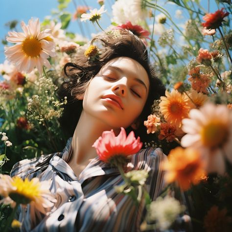 Vacation Dadcore, Poses Vacation, Fujifilm Xt4, Garden Corner Ideas, Field With Flowers, Rinko Kawauchi, Sleeping Pose, Analogues Colour, Corner Ideas