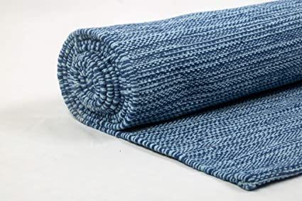 Amazon.com : Live Well 360 Handmade Organic Cotton Yoga Mat Exercise, Workout, Fitness Rug Made of 100% All-Natural & Durable Woven Material - Hand-Crafted - Absorbent, Soft & Washable - 78" x 27" (Blue) : Sports & Outdoors Natural Yoga Mat, Hot Yoga Mat, Yoga Iyengar, Travel Yoga Mat, Free Yoga, Workout Regimen, Yoga Accessories, Vinyasa Yoga, Pilates Reformer