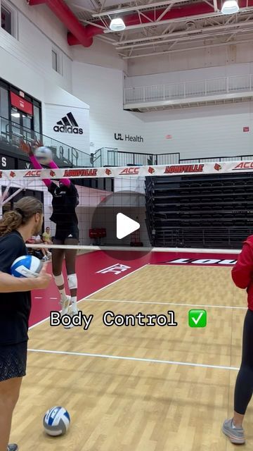 Dan Meske on Instagram: "This Blocking Challenge Helps:  Spacing Along the Net- making a block move one way, landing, then going the other way makes us STAY under control throughout the movement.  Players will want to get “sucked into” the net but to find success they will have to space themselves off the net throughout the 4 block trips!!  Body Control- similar to above, multiple block trips forces us to stay under control!!  Rhythm/Flow- ever see a blocker that is just SMOOTH?  A challenge like this helps you feel confident and controlled throughout your block move!!  Tag a blocker to try this out!!!  #volleyball #voleybol #voleibol #volei #volleyballplayer #volleyballgirls #volleyballtime #volleyballteam #volleyballgirls #voley" Youth Volleyball, Net Making, Volleyball Practice, Volleyball Drills, Body Control, Volleyball Team, Volleyball Players, The Net, Drills