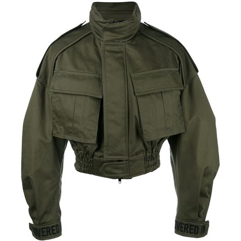 Juun.J cropped military jacket (98.075 RUB) ❤ liked on Polyvore featuring men's fashion, men's clothing, men's outerwear, men's jackets, outerwear, green, mens cotton field jacket, mens green jacket, mens cotton jacket and mens army green jacket Mens Green Jacket, Green Jacket Men, Cropped Military Jacket, Mens Military Jacket, Juun J, Military Jacket Green, Army Green Jacket, Army Fashion, Aviator Jackets