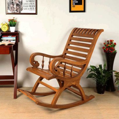 #rockingchairs #woodenrockingchairs #rockingchairsatwoodenstreet Rocking Chair Makeover, Diy Rocking Chair, Wooden Rocking Chair, Rocking Chair Plans, Wood Chair Design, Modern Rocking Chair, Wooden Sofa Set Designs, Chair Design Wooden, Wooden Rocking Chairs