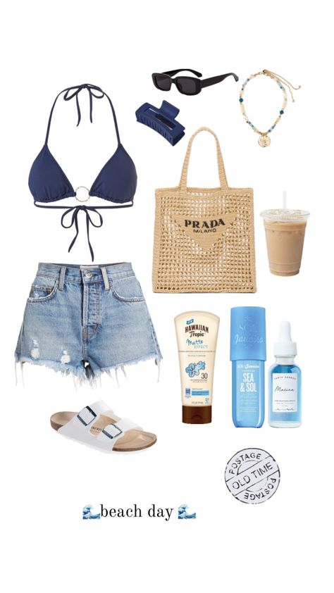 Holiday Outfits Summer Aesthetic, Beach Town Outfit Summer, Organised Clothes, Vacation Aesthetic Outfit, Pogue Outfits, Beach Vacation Aesthetic, Surfer Outfit, Friends Activities, Beach Holiday Outfits