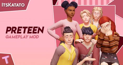 (PUBLIC) V1.4.4 Pre-Teen Mod (Base) | ItsKatato on Patreon Sims 4 Live In Services, Sims 4 Pandasama Mods, Sims 4kids Clothes, Sims Four Mods, Sims 4 Cc Mega Pack, Ebonix Sims 4, Sims 4 Gameplay Mod, Teen Mods Sims 4, Ts4 Gameplay Mods