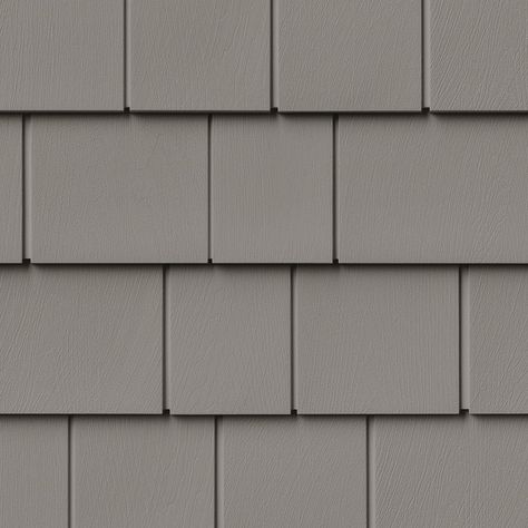 Novik NovikShake NP Coventry Gray 16.6 in. x 47 in. Northern Perfection Polymer Siding | The Home Depot Canada Everlast Siding Colors, Tundra Gray Lp Siding, Novik Stone Siding, Everlast Siding Storm Grey, Veneer Stone Exterior House Lowe's, Faux Stone Veneer, Coventry Gray, Types Of Siding, Metal Siding