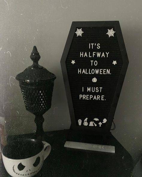 Halfway to Halloween! 🎃 Time to dust off your costumes, summon spooky vibes, and indulge in some ghoulish fun! Whether it’s a horror movie marathon or crafting eerie decorations, let’s embrace the spirit of the halfway season together! #halfwaytohalloween #spookyvibes Coffin Board, Halfway To Halloween, Horror Movie Marathon, Halloween Time, Movie Marathon, Spooky Vibes, Horror Movie, The Spirit, Horror Movies