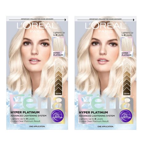 Platinum Blonde Hair Dye, Platinum Hair Dye, Hair Lightening, Blonde Hair Dye, Purple Conditioner, Hair Bleach, Grey Hair Coverage, Bottle Blonde, Grey Hair Dye