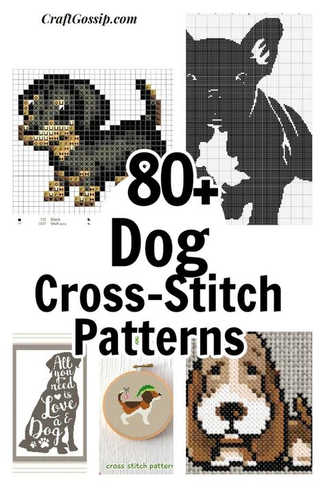 Dog Embroidery Ideas, Dog Embroidery Patterns, Cross Stitch Gifts Ideas, Cross Stitch Letter Patterns, Stitch Letters, Cross Stitch Projects Ideas, Unique Cross Stitch, Cross Stitch Tutorial, Dog Embroidery