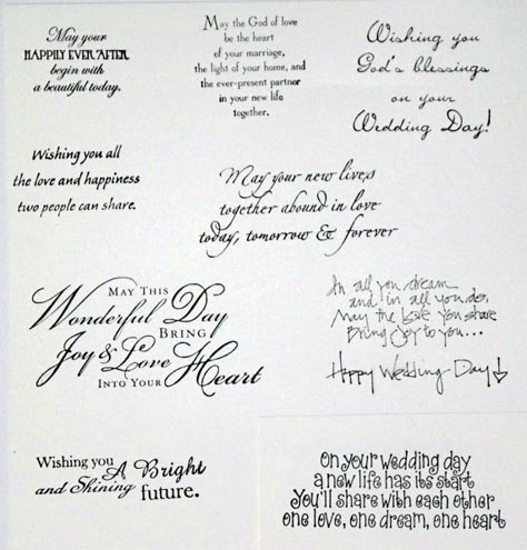 1000+ Wedding Card Quotes on Pinterest | Bridal shower cards ... Wedding Card Verses, Stampin Up Wedding Cards, Greeting Card Sentiments, Wedding Card Quotes, Congratulations Quotes, Wedding Verses, Card Verses, Wedding Card Messages, Card Quotes