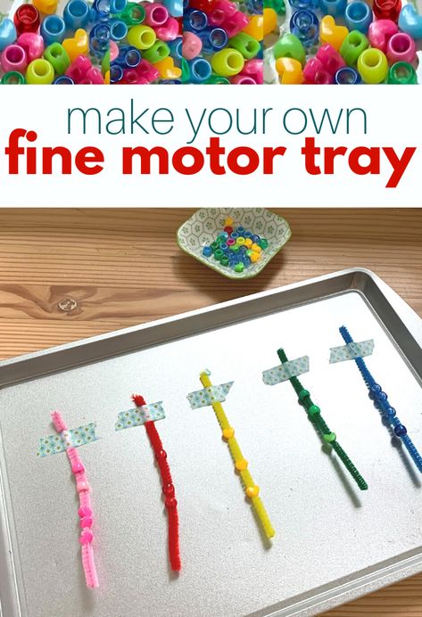 Easy Fine Motor Tray for Preschool - No Time For Flash Cards Quiet Activities For Kids, Fine Motor Preschool, Kids Activity Pages, Shape Worksheet, Prewriting Worksheets, Preschool Fine Motor Skills, Preschool Fine Motor Activities, Aktiviti Kanak-kanak, Fine Motor Activities For Kids