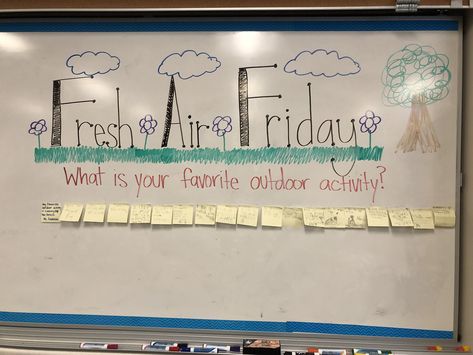 Friday Whiteboard Prompt, Morning Questions, Whiteboard Prompts, Whiteboard Ideas, Whiteboard Messages, Daily Questions, Morning Announcements, Morning Meeting Activities, Meeting Activities