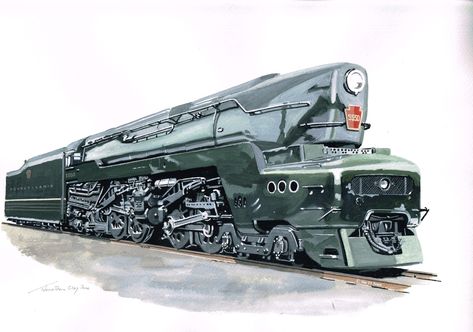 SOLIDWORKS is Helping Build the World’s Fastest Steam Locomotive: Part 1 John Bell, Railroad Art, Pennsylvania Railroad, Train Art, Old Trains, Train Engines, Train Pictures, Model Train Layouts, Vintage Train