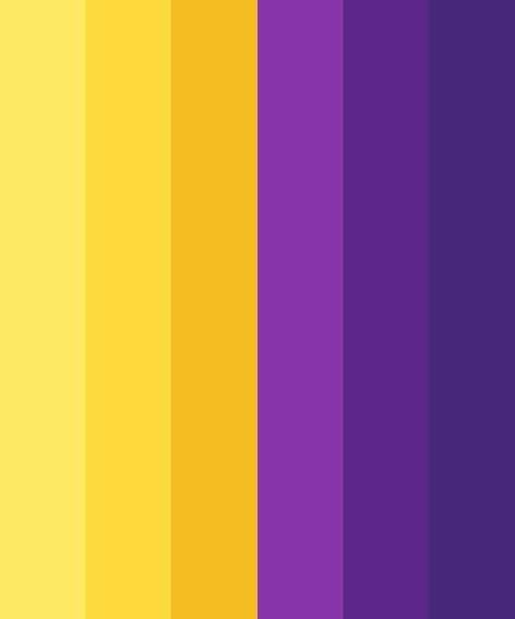 Happy Yellow and Purple Color Palette Violet Color Palette, Color Palets, Neon Colour Palette, School Graphics, Yellow Palette, Hexadecimal Color, Purple Palette, Brand Colours, Purple Color Schemes