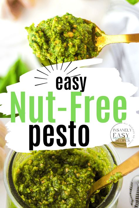 Sunflower Seed Pesto, Quick Pasta Sauce, Nut Free Pesto, Easy Sauce Recipe, Comfort Dinner, Creamy Pesto, Dinner On A Budget, Dinner Party Recipes, Easy Comfort Food