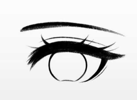 Gacha Eye Base Drawing, Body Base Drawing With Eyes, Eye Drawing Tutorials Anime, Anime Eyes Sketch, Girl Eyes Drawing, Easy Eye Drawing, How To Draw Anime Eyes, Base Anime, Realistic Eye Drawing