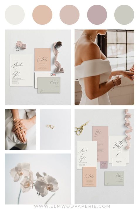 Pastel Wedding Colors, Wedding Theme Color Schemes, Romantic Wedding Colors, Wedding Color Combinations, Wedding Color Pallet, Wedding Motifs, Neutral Wedding Colors, Wedding Color Combos, Winter Wedding Colors