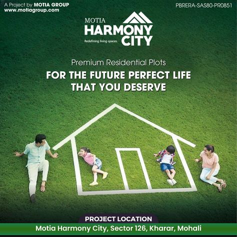 Motia Harmony City Sector 126, Kharar Mohali Forest Town, Real Estate Banner, Property Ad, Property Developer, Real Estate Advertising, Real Estate Marketing Design, Real Estate Ads, Church Poster Design, Nainital