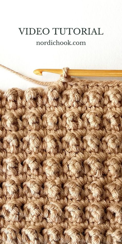 Crochet Blanket Stitch Pattern, 100 Crochet Stitches, Crochet Stitch Tutorial, Beginner Crochet Tutorial, Crochet Knit Stitches, Crochet Edging Patterns, Easy Crochet Stitches, Stitch Tutorial, Crochet Stitches Video