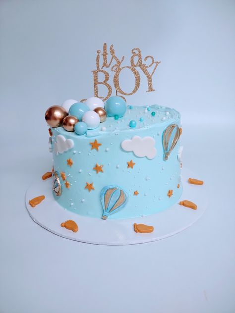 Tort Baby Shower Boy, It’s A Boy Cake, Blue Cake For Boys, Baby Boy Cake Design, Baby Shower Cake Ideas For Boys, Baby Shower Cake Designs Simple, Welcome Baby Boy Cake Ideas, Cake For Newborn Baby Boy, Boy Baby Shower Cake Ideas