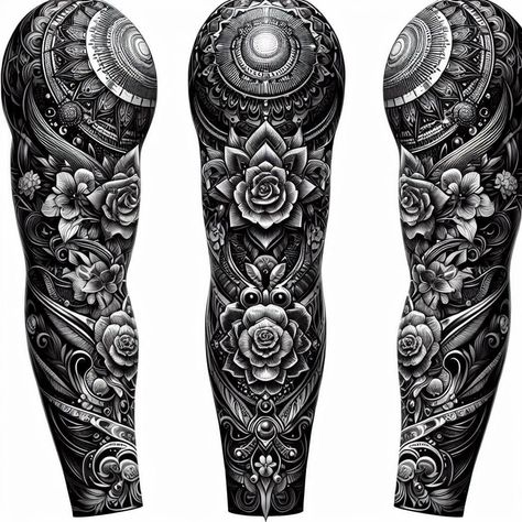 I will make professional custom tattoo design Full Sleeve Geometric Tattoo Men, Mandala Tattoo Sleeve For Men, Geometric Full Sleeve Tattoo, Mens Arm Sleeve Tattoos Ideas Unique, Mandala Full Sleeve Tattoo, Men’s Full Sleeve Tattoo, Best Sleeve Tattoos Men, Tattoo Full Sleeve, Rose Half Sleeve