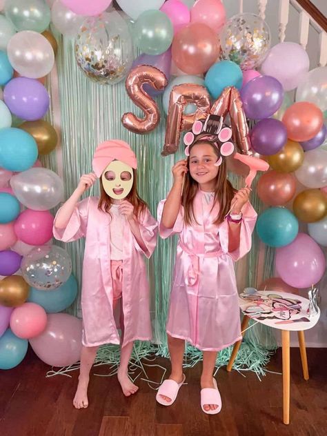 Spa Party Pinata, Princess Spa Birthday Party, Spa Pinata, Spa Themed Birthday Party Kids, Spa Bday Party For Kids, Diy Spa Party For Kids, Spa Kids Birthday Party, Toddler Spa Party, Barbie Spa Party