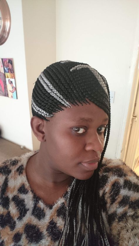 This is a cornrow /Ghana braided wig made using xpression hair, a wig cap and a glue. The wig is durable and stretchable. It is neatly done and detailed to look like it is made on scalf giving you more natural look. It saves time, easy to wear and protects your edges. See It is comes in three different sizes, small, medium and large. If you are not sure about what size to get, simply measure your head circumference and send it along with your order. All colours can be made to order. All my wigs Cornrow Edges, Ghana Braid Styles Cornrows, Cornrows With Edges, Ghana Braids Cornrows Protective Styles, Protective Styles For Natural Hair Braids Cornrow, Natural Cornrow Hairstyles Short Hair, Cornrows Small, Natural Hairstyles Cornrows, Cainrow Hairstyles