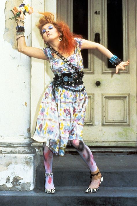 Cyndi Lauper Chica Heavy Metal, 80s Fashion Trends, 80s Costume, Mode Hippie, The Wedding Singer, Lou Doillon, 80s Outfit, Cyndi Lauper, Jane Birkin