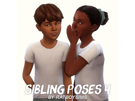 Poses For Siblings, Brother Poses, Twins Posing, Sims 4 Couple Poses, Sims Poses, Toddler Poses, Sims 4 Traits, Sims 4 Family, The Sims 4 Pc