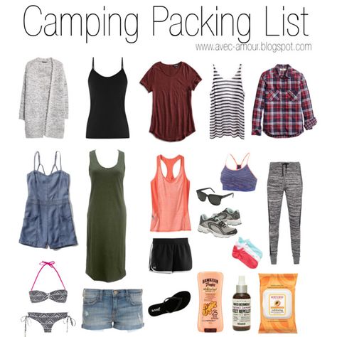 A fashion look from September 2015 by reneecutaia featuring NOVICA, T By Alexander Wang, Athleta, MANGO, Lucky Brand, Reiss, H&M, Current/Elliott, Zoe Karssen,... Outdoor Camping Outfits, Summer Camping Outfits, Camping Outfits For Women, Climbing Outfits, Camping Snacks, Camping Packing List, Camping Diy, Retro Camping, Camping Style