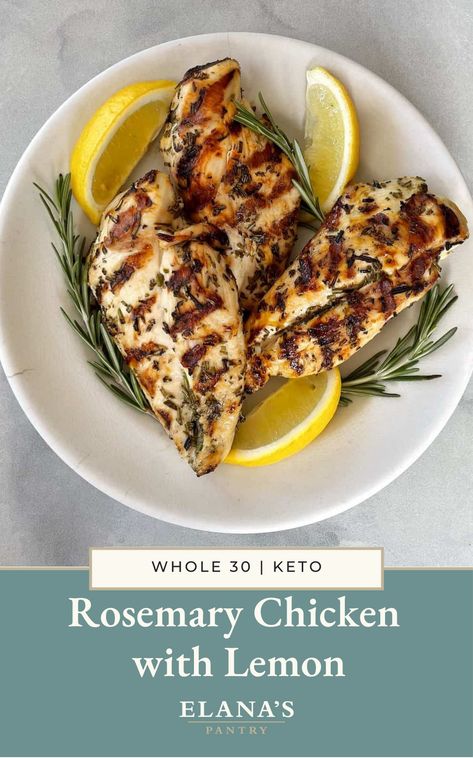 Rosemary Chicken Marinade, Rosemary Lemon Chicken, Lime Chicken Recipes, Chicken With Lemon, Vintage Scales, Lemon Rosemary Chicken, Best Paleo Recipes, Chicken Marinade Recipes, Lemon Chicken Recipe