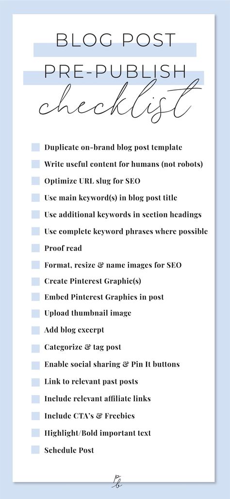 Blog Post Checklist, Keyword Search, Blog Post Design, Blog Post Template, Squarespace Blog, Blog Writing Tips, Blog Checklist, Squarespace Web Design, Future Job