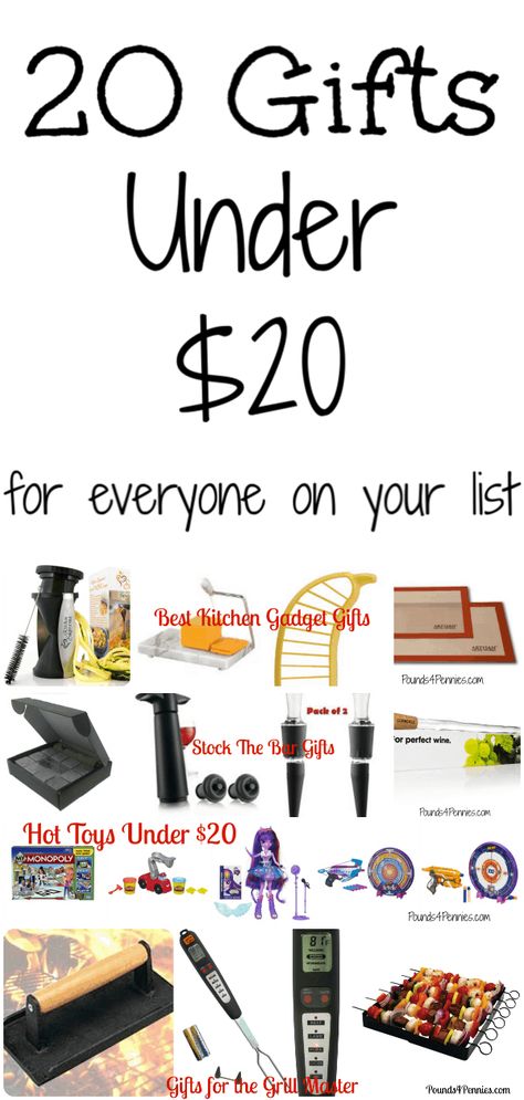 20 gifts for Under 20 dollars for everyone on your list. Especially for the hard to shop for person on your list. #giftideas #christmasgifts #giftsforhim #giftsforher Men's Gifts, Silicone Baking Sheet, Games For Boys, Target Gifts, 20 Dollars, Unique Gifts For Men, Bar Gifts, 20 Gifts, Money Gift