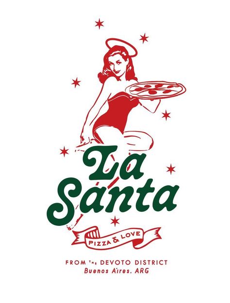 La Santa pizza #coffeecupdesign #visualidentity #illustration🐸 Santa Pizza, Pizzeria Design, Pizza Drawing, Coffee Shop Logo Design, Lettermark Logos, Pizza Logo, Logo Sketches, Coffee Shop Logo, Logos Ideas