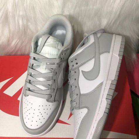 Nike White And Gray Sneakers For Women. Size Us8 Good Condition, Never Worn, Price Negotiable. Gray Nike Shoes, Nike Tenis, All Nike Shoes, Cute Nike Shoes, Casual Sneakers Women, Cute Nikes, Grey Nikes, Grey Sneakers, Swag Shoes