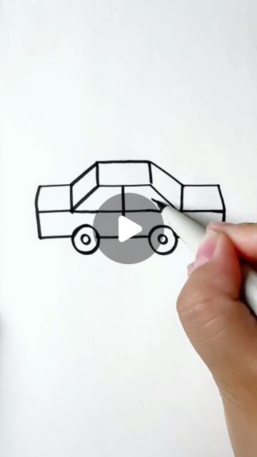 Just Art 🎨 on Instagram: "Easy car trick 🚗 #artist #artgallery #art #drawthisinyourstyle #car #sketch #drawing #draw #reelsvideo #reels #reelsinstagram #instadaily #instagram" How To Draw A Car Easy, Easy Car Drawing For Kids, Easy Sketches For Kids, Car Drawings Easy, How To Draw A Car, Car Sketch Pencil, Car Easy Drawing, Sketches Pencil Easy, Car Drawing For Kids