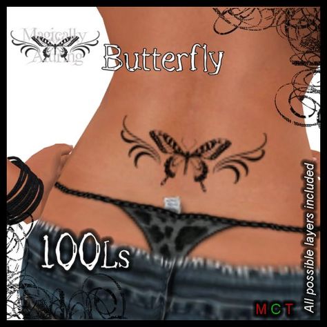 Jeans Butterfly, Butterfly Tattoo, Back Tattoo, Hand Henna, Lower Back, Hand Tattoos, Tattoos, Quick Saves