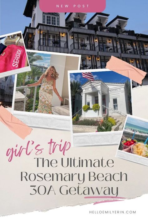 30a Rosemary Beach, 30a Itinerary, Rosemary Beach Bachelorette Party, Rosemary Beach Bachelorette, Planning A Bachelorette Party, Miami Travel Guide, Austin Travel, Girls Beach Trip, Bachelorette Party Itinerary