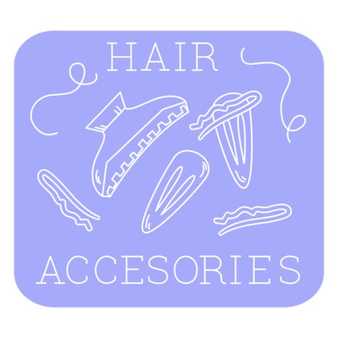 Hair Accessories Branding, Hair Accessories Logo Design Ideas, Hair Accessories Drawing, Bouquet Display, Shop Name Ideas, Line Png, Stall Display, Gazebo Plans, Name For Instagram