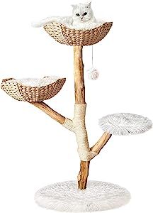 Modern Cat Tree Tower, Wooden Cat Tower, Heavy Duty Cat Trees for Large Cats, Unique Handmade Aesthetic Cat Tree with Real Wood Branches, Luxury Boho Cat Furniture, for Cat Lovers, Large Aesthetic Cat Tree, Cats Unique, Modern Cat Tower, Luxury Cat Tree, Luxury Cat Furniture, Unique Cat Trees, Cat Climbing Tower, Wooden Cat Tree, Luxury Boho